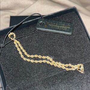 14k Gold rope Chain Bracelet